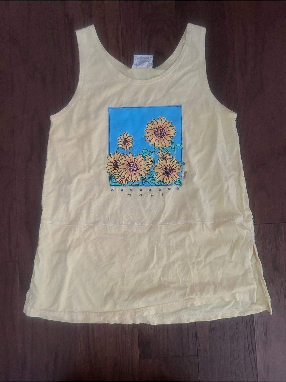 Fresh Produce Retro 90s Sunflower Tank Top